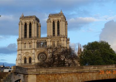 Widok na Katedrę Notre Dame